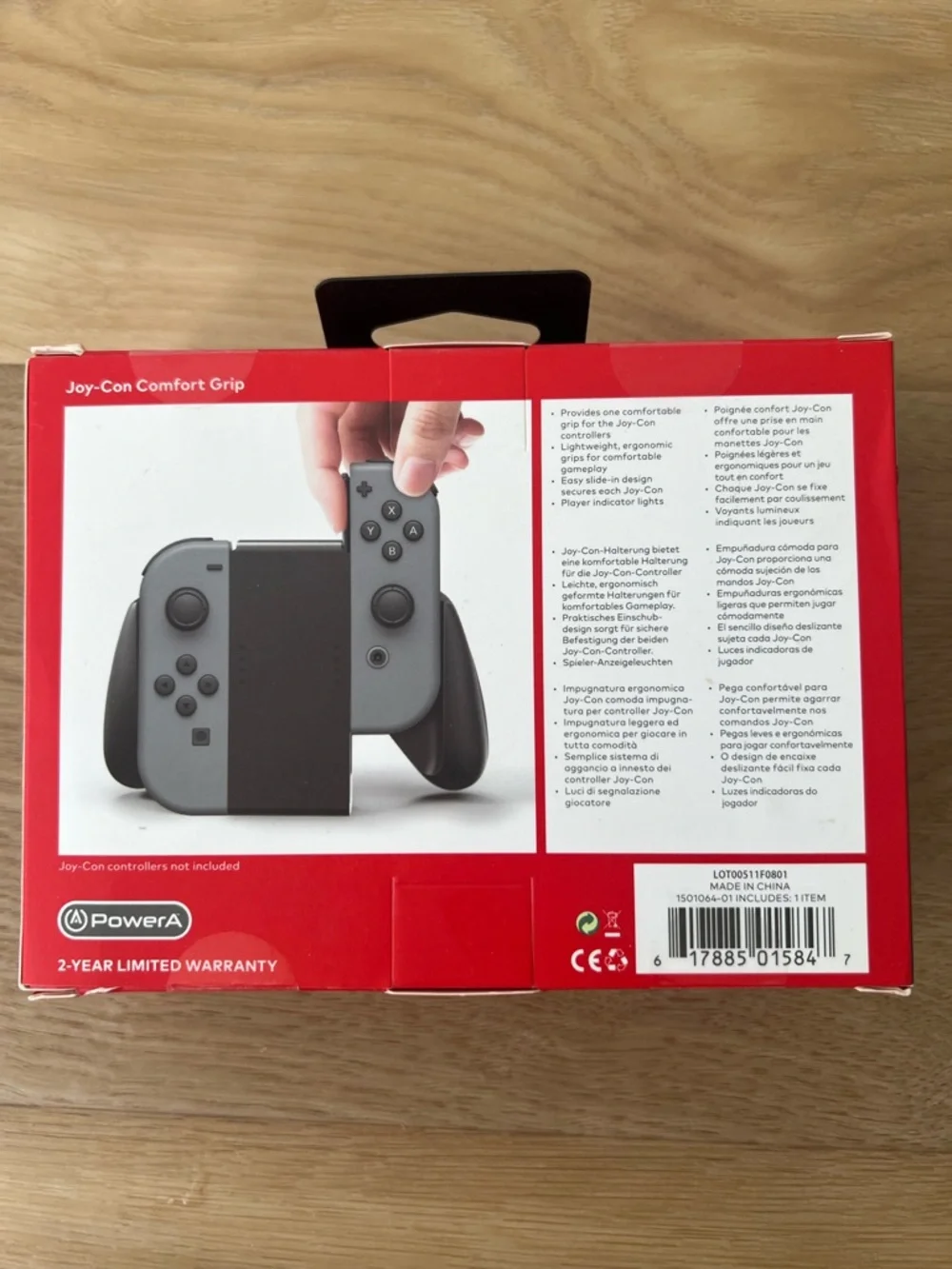 NWT PowerA Joy-Con Comfort Grip for Nintendo Switch